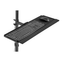 DIGITUS DA-90374 - Mobile Workstation (Monitor, PC Halter) max. 8 kg ,32" Bildschirmgröße, schwarz