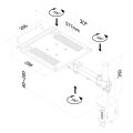 Neomounts NOTEBOOK-D100 Laptop-Halterung Monitorarm 10-22" - Schwarz - Stahl - 25,4 cm (10") - 55,9 cm (22") - 10 kg - 0 - 260 mm