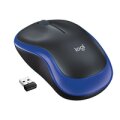 Logitech M185 - Beidhändig - Optisch - RF Wireless - 1000 DPI - Blau