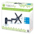Techly Wandhalterung für LCD TV LED 13"-37", ausziehbar, neigbar 3 Gelenke, schwarz