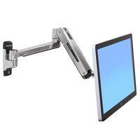 Ergotron LX HD Sit-Stand - 13,6 kg - 116,8 cm (46") - 75 x 75 mm - 400 x 400 mm - Silber