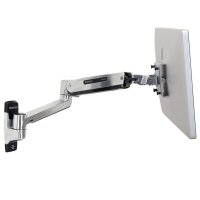 Ergotron LX HD Sit-Stand - 13,6 kg - 116,8 cm (46") - 75 x 75 mm - 400 x 400 mm - Silber