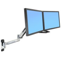 Ergotron LX HD Sit-Stand - 13,6 kg - 116,8 cm (46") - 75 x 75 mm - 400 x 400 mm - Silber