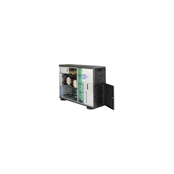 Supermicro SuperChassis 743AC-668B - Full Tower - Server - Schwarz - ATX - EATX - micro ATX - Metall - Ventilatorausfall - HDD - Netzwerk - Leistung