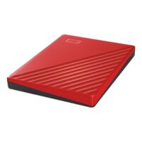 WD My Passport - 4000 GB - 3.2 Gen 1 (3.1 Gen 1) - Rot