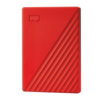WD My Passport - 4000 GB - 3.2 Gen 1 (3.1 Gen 1) - Rot