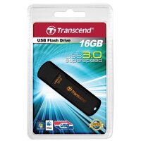 Transcend JetFlash 700 - 16 GB - USB Typ-A - 3.2 Gen 1 (3.1 Gen 1) - Kappe - 8,5 g - Schwarz