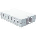 DIGITUS DN-93705 - Aufputzbox für Keystone Module reinweiß, 6-Port