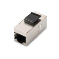 DIGITUS DN-93613-1 - CAT 6 Modular-Kupplung, geschirmt RJ45 zu RJ45, zur Panel Montage geeignet