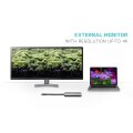 i-tec Metal USB-C Nano Dock 4K HDMI + Power Delivery 100 W - Kabelgebunden - USB 3.2 Gen 1 (3.1 Gen 1) Type-C - 100 W - Silber - Türkis - MicroSD (TransFlash) - SD - 3840 x 2160 Pixel