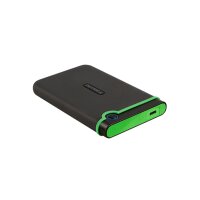 Transcend StoreJet 25M3C - 2000 GB - 2.5 Zoll - 3.2 Gen 1 (3.1 Gen 1) - Schwarz - Grün