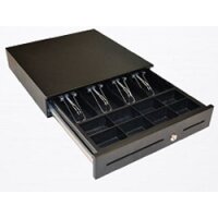 APG Cash Drawer ECD410 - Elektronische Geldschublade - Stahl - Schwarz - 420 mm - 24 V - 410 mm