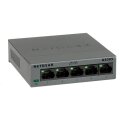 Netgear GS305 Switch 5 Port Gigabit Ethernet LAN Switch (Plug-and-Play Netzwerk Switch - LAN Verteiler - Hub energieffizient - lüfterlos - robustes Metallgehäuse) - Unmanaged - L2 - Gigabit Ethernet (10/100/1000) - Wandmontage