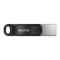 SanDisk SDIX60N-128G-GN6NE - 128 GB - 3.2 Gen 1 (3.1 Gen 1) - Drehring - Grau - Silber