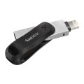SanDisk SDIX60N-128G-GN6NE - 128 GB - 3.2 Gen 1 (3.1 Gen 1) - Drehring - Grau - Silber