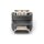DIGITUS AK-330502-000-S - HDMI Adapter, Typ A, 90ø angled St/Bu, Ultra HD 60p, sw, gold