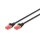 DIGITUS DK-1612-005/BL - CAT 6, U-UTP Patchkabel, PVC AWG 26/7, Länge 0,5 m, Farbe Schwarz