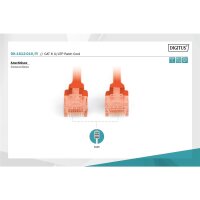 DIGITUS DK-1612-010/R - CAT 6, U-UTP Patchkabel, PVC AWG...