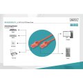 DIGITUS DK-1612-010/R - CAT 6, U-UTP Patchkabel, PVC AWG 26/7, Länge 1 m, Farbe Rot