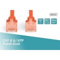DIGITUS DK-1612-010/R - CAT 6, U-UTP Patchkabel, PVC AWG 26/7, Länge 1 m, Farbe Rot