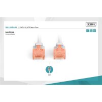 DIGITUS DK-1612-020 - CAT 6, U-UTP Patchkabel, PVC AWG 26/7, Länge 2 m, Farbe Grau