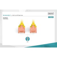 DIGITUS DK-1612-020/Y - CAT 6, U-UTP Patchkabel, PVC AWG...