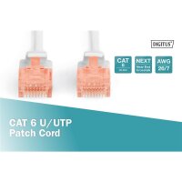 DIGITUS DK-1612-100 - CAT 6, U-UTP Patchkabel, PVC AWG 26/7, Länge 10 m, Farbe Grau