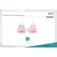 DIGITUS DK-1617-010S - CAT 6 U-UTP Slim Patchkabel, Cu, LSZH AWG 28/7, Länge 1 m, Farbe Grau