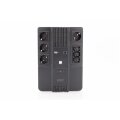 DIGITUS DN-170111 - All-in-One USV, 800VA/480W, LED 12V/9Ah x1, 4x CEE 7/7,3x IEC C13, USB, RJ45