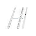 DIGITUS DN-19-ORG-42U - 42HE vertikale Kabelführungskanäle 1865x92x85 mm, Set= 2 Stück, Grau (RAL 7035)