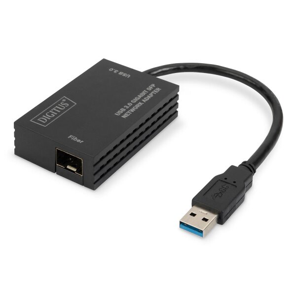 DIGITUS DN-3026 - USB3.0 Gigabit SFP Network Adapter braucht zusätzliches SFP Modul