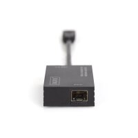 DIGITUS DN-3026 - USB3.0 Gigabit SFP Network Adapter braucht zusätzliches SFP Modul