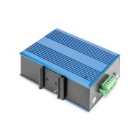 DIGITUS DN-650106 - Industrial 8-Port Fast Ethernet Switch DIN rail,erweiterte Temp.Bereich