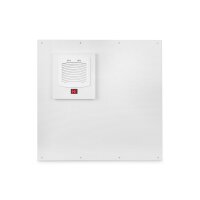 DIGITUS DN-CC-9002 - Computergehäuse mit Nivellierfüßen, 670x300x600 mm Innenm. 581x292x550 mm, Glastür, Lüfter, RAL 7035