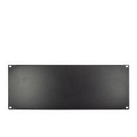 Inter-Tech 88887271 - Regal-Platte - Schwarz - 4U - 177 mm - 483 mm - 16 mm