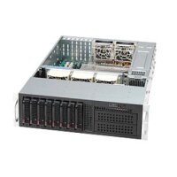 Supermicro Server Geh 3U/2x1000W/8x3.5" 835TQC-R1K03B - Gehäuse - ATX