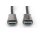 DIGITUS AK-330125-200-S - HDMI AOC Hybrid Glasfaser Anschlusskabel, Typ A St/St, 20m, UHD 4K@60Hz, CE, gold, sw