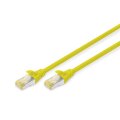 DK-1644-A-0025/Y - CAT 6A S-FTP Patchkabel, Cu, LSZH AWG 26/7,  0,25 m,  Gelb