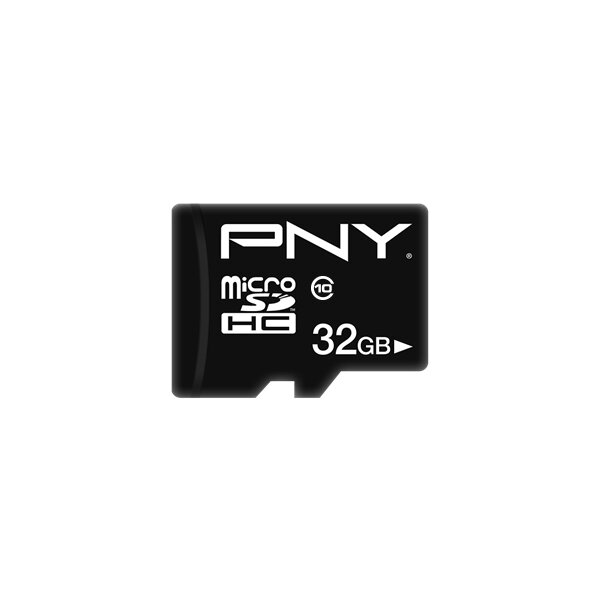 PNY Performance Plus - 32 GB - MicroSDHC - Klasse 10 - Schwarz