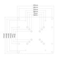 Neomounts FPMA-VESA200 VESA-Adapter 22-42" - Schwarz - Stahl - 35 kg - 75 x 75 mm - 106,7 cm (42") - 55,9 cm (22")