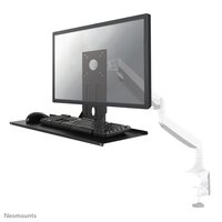 Neomounts KEYB-V200BLACK Tastatur-/Mausablage VESA - B 65 cm - Schwarz - Stahl - 81,3 cm (32") - 2 kg - 75 x 75 mm - 650 mm