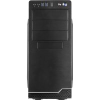 Inter-Tech IT-5916 - Tower - PC - Schwarz - ATX,uATX - 14,5 cm - 35,5 cm