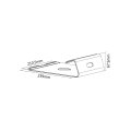 Neomounts NSLS025 Laptop-Halterung 10-17" - universal - Laptop-Ständer - Silber - Aluminium - 25,4 cm (10") - 43,2 cm (17") - 5 kg