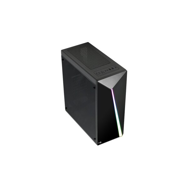 AEROCOOL ADVANCED TECHNOLOGIES Aerocool Shard - Midi Tower - PC - Schwarz - ATX - micro ATX - Mini-ATX - Acrylnitril-Butadien-Styrol (ABS) - SPCC - Blau - Grün - Rot