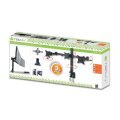 Techly Schreibtischhalterung für 3 LCD TV LED 13"-24", mit Klemme