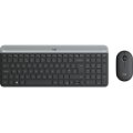 Logitech 920-009188 - Volle Größe (100%) - Kabellos - RF Wireless - QWERTZ - Graphit - Maus enthalten
