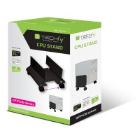 Techly PC Rollwagen, schwarz