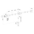 Neomounts FPMA-D550D3BLACK Monitorarm 10-27" - Klemme/Durchführung - 25,4 cm (10") - 68,6 cm (27") - 100 x 100 mm - Höhenverstellung - Schwarz