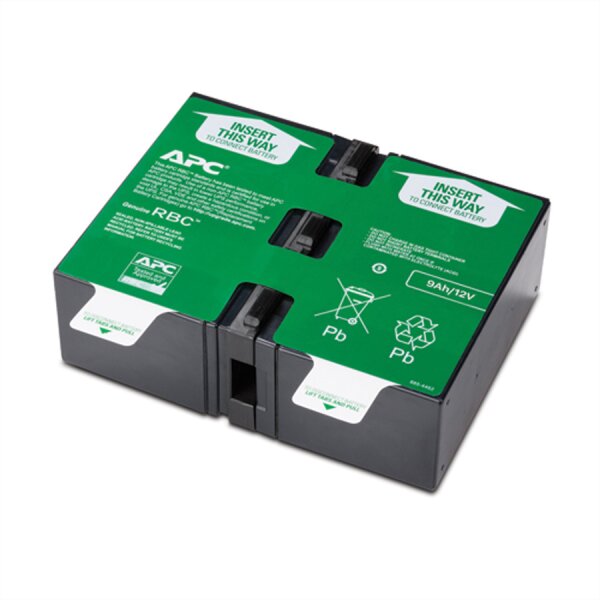 APC APCRBC124 - Plombierte Bleisäure (VRLA) - 5 Jahr(e) - 5,6 kg - 184 mm - 96 mm - 225 mm