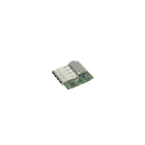 Supermicro AOC-MTG-I4S - Eingebaut - Kabelgebunden - Faser - 100000 Mbit/s - Grün - Silber